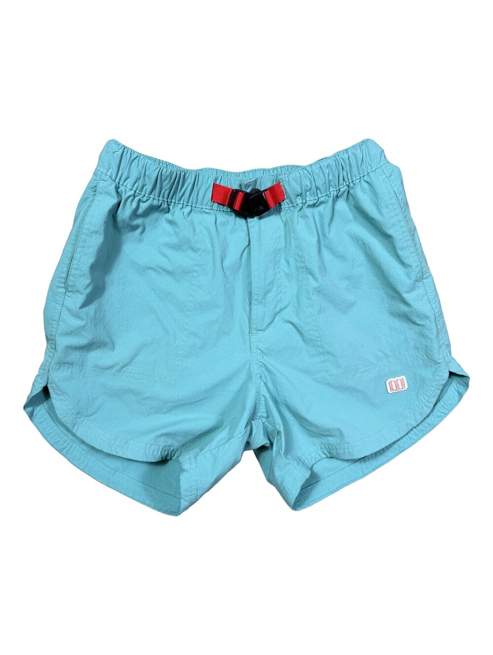 Topo Designs Women’s River Shorts S Turquoise Blue Outdoor Hiking Swim Nylon